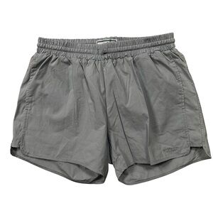 Properly Tied Gray Blue Workout Athletic Shorts Size Medium Pull On Stretchy